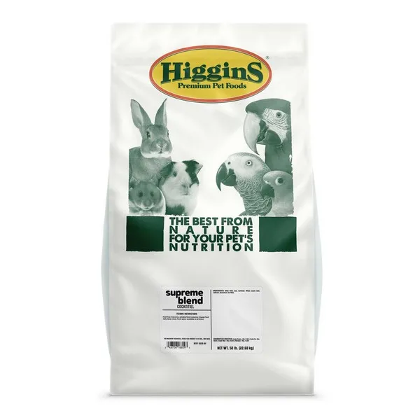 50 Lb Higgins Supreme Cockatiel - Items on Sales Now